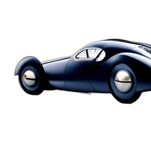 car, concept art, photorealistic, 3d render, cartoon, futuristic, bugatti, type transparent PNG cut-out
