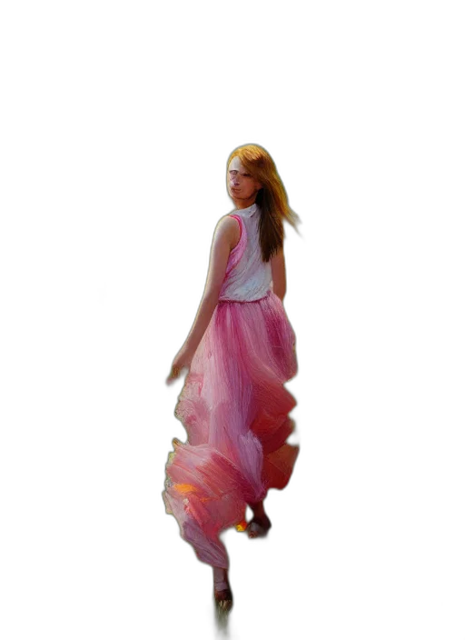 dress, staff, creature, jewelry transparent PNG cut-out