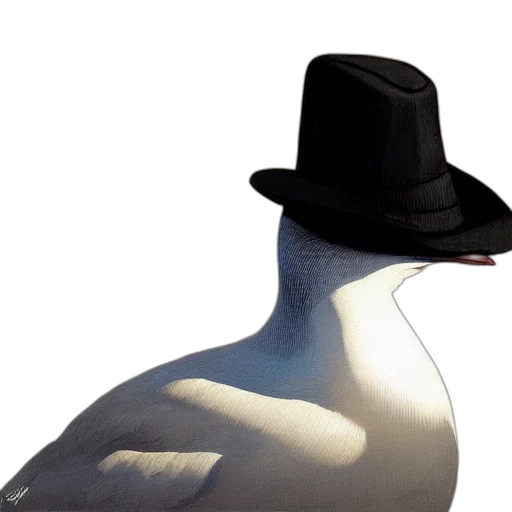 hat, animal, crown, jacket transparent PNG cut-out