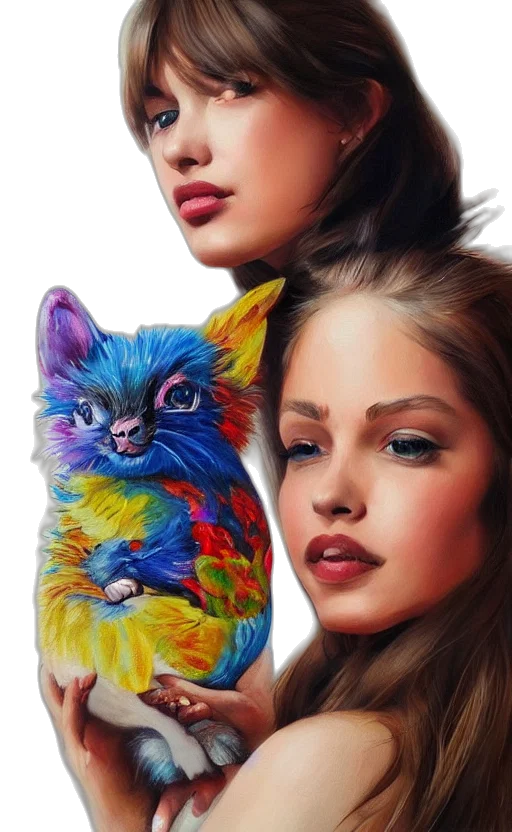 jewelry, face, animal, dress transparent PNG cut-out