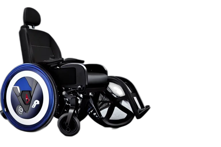 robot, weapon, 3d render, electric, wheelchair, designed, lamborghini transparent PNG cut-out