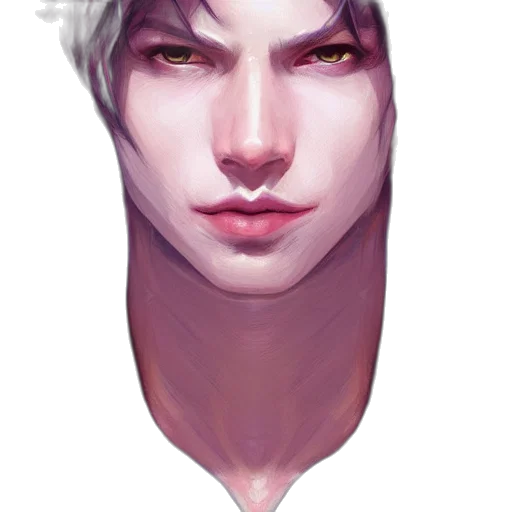 face, mask, creature, fantasy art transparent PNG cut-out