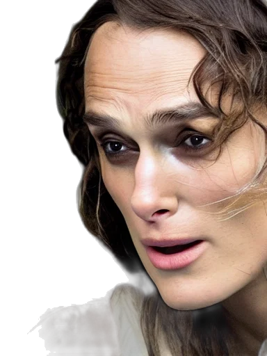 face, hair, photorealistic, photograph transparent PNG cut-out