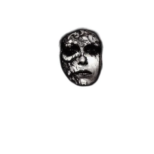 mask, face, jewelry, creature, photorealistic, pencil sketch, concept art, comic book art transparent PNG cut-out