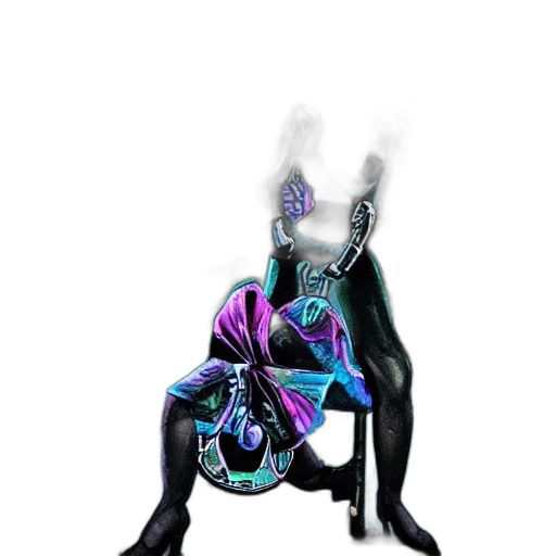 staff, creature, animal, robot, concept art, 3d render, fantasy art, cyberpunk transparent PNG cut-out