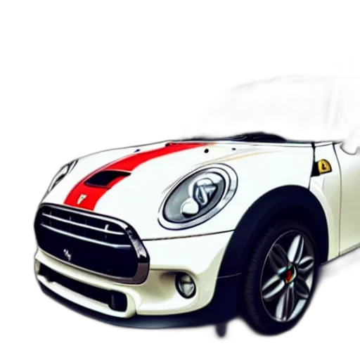 car, 3d render, photorealistic, concept art transparent PNG cut-out