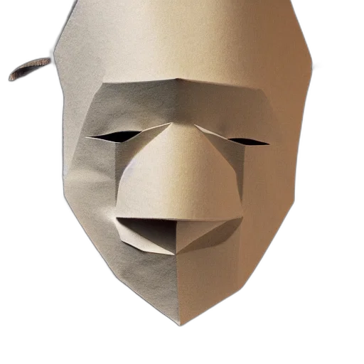 mask, face, crown, robot, 3d render, concept art, photorealistic, photograph transparent PNG cut-out