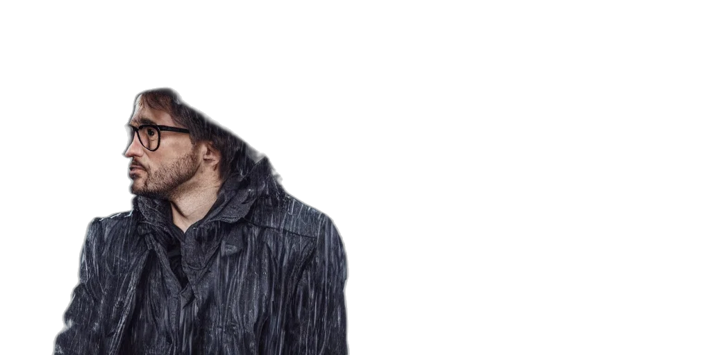 jacket, hat, close, view, man, coat, dress, glasses transparent PNG cut-out