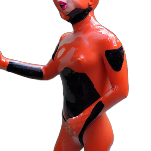 robot, mask, dress, creature, 3d render, concept art, cyberpunk, photorealistic transparent PNG cut-out