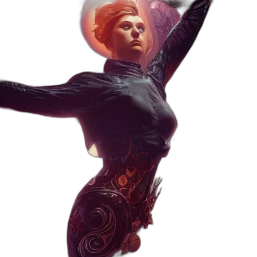 dress, staff, crown, concept art transparent PNG cut-out