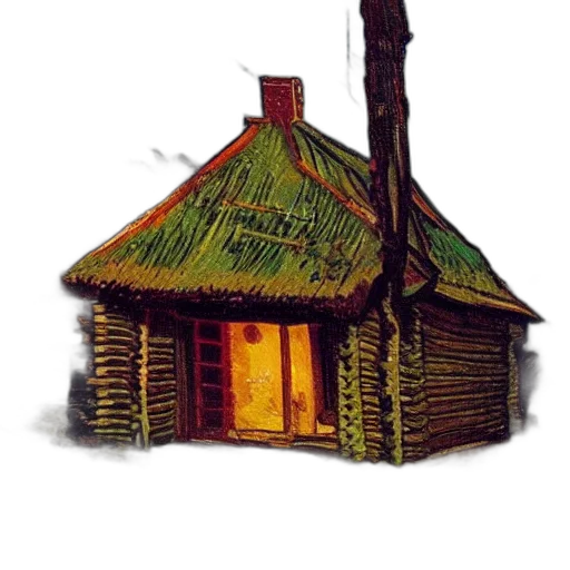 building, staff, furniture, hat, concept art, watercolor, 3d render, photorealistic transparent PNG cut-out