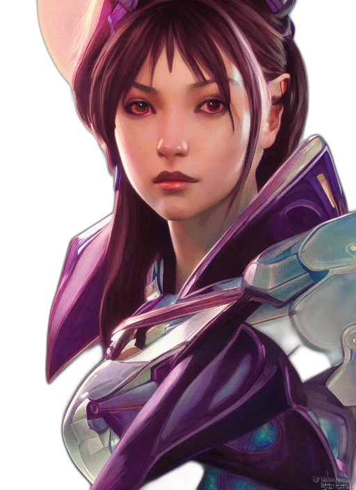 face, staff, dragon, robot, fantasy art, concept art, photorealistic, anime transparent PNG cut-out