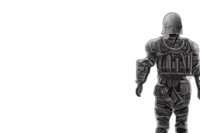 robot, weapon, sword, 3d render transparent PNG cut-out