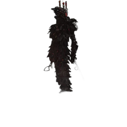 staff, mask, dress, creature, concept art, pixel art, 3d render, fantasy art transparent PNG cut-out