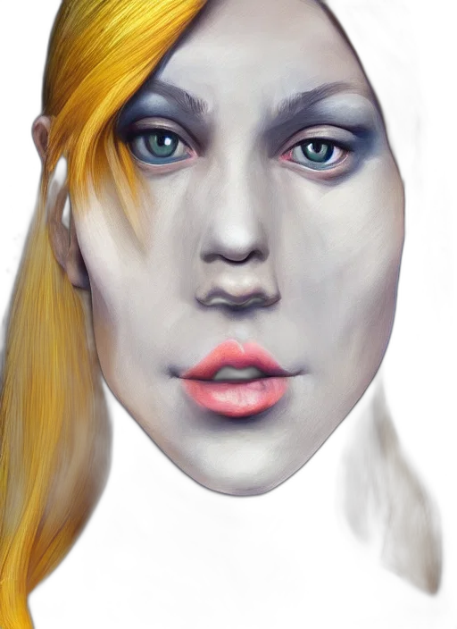 face, mask, robot, photorealistic transparent PNG cut-out