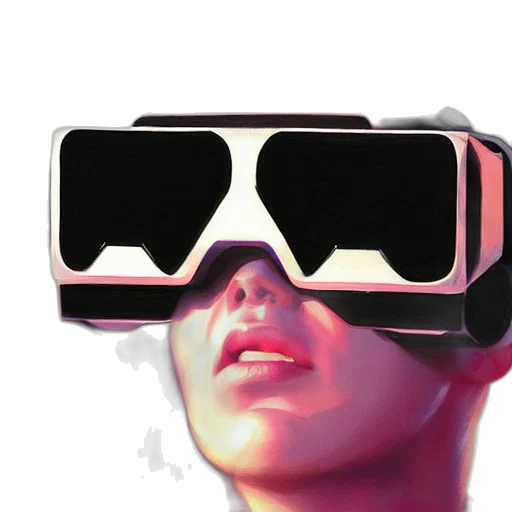 cyberpunk, vaporwave, 3d render, concept art, epic, masterpiece, cinematographic, hyperrealism transparent PNG cut-out
