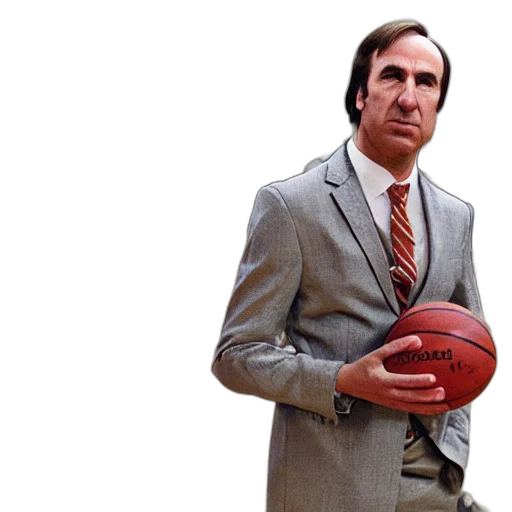 jacket, saul, goodman, balling, basketball, court transparent PNG cut-out
