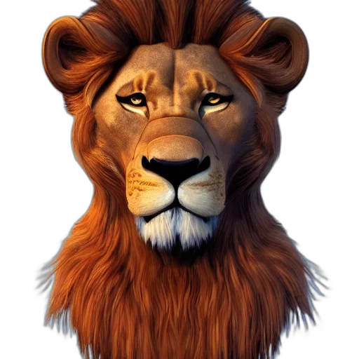 animal, crown, staff, face transparent PNG cut-out