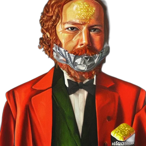 face, mask, jacket, staff transparent PNG cut-out