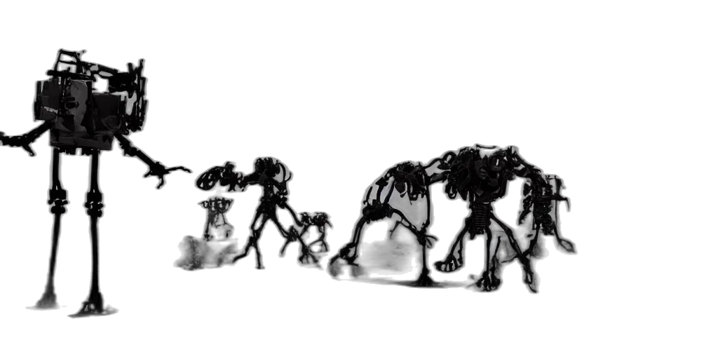 creature, robot, animal, hair transparent PNG cut-out