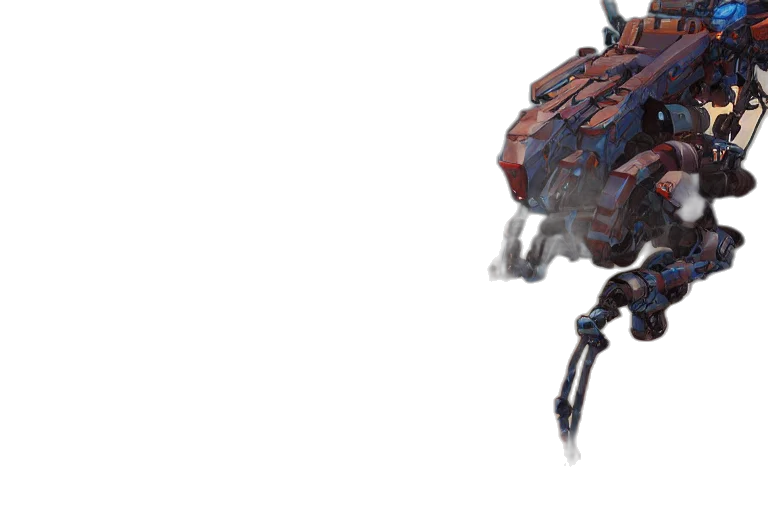 robot, weapon, creature, dragon transparent PNG cut-out