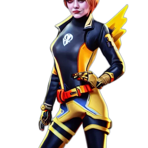 staff, weapon, jacket, concept art, comic book art, 3d render, fantasy art, golden transparent PNG cut-out