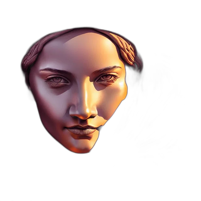 face, jewelry, crown, mask, photorealistic, 3d render, pixel art, oil painting transparent PNG cut-out