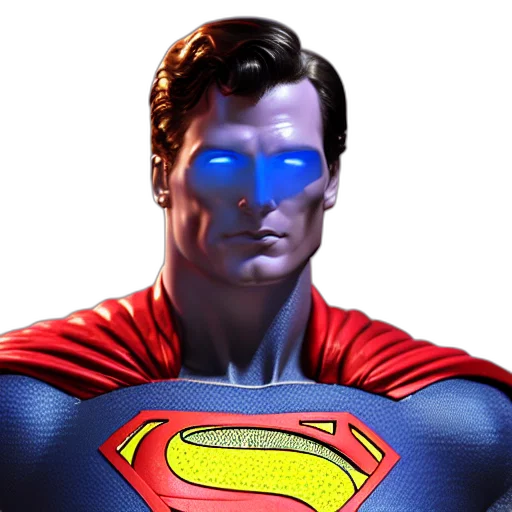 face, mask, comic book art, concept art, 3d render, photorealistic, blue, neon transparent PNG cut-out