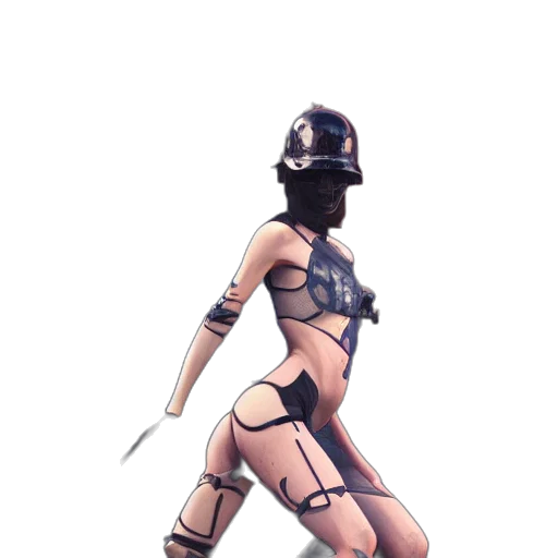 robot, staff, weapon, sword transparent PNG cut-out