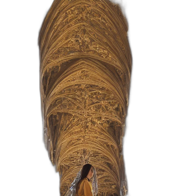 dress, umbrella, staff, shoes, photorealistic, 3d render, concept art, fantasy art transparent PNG cut-out