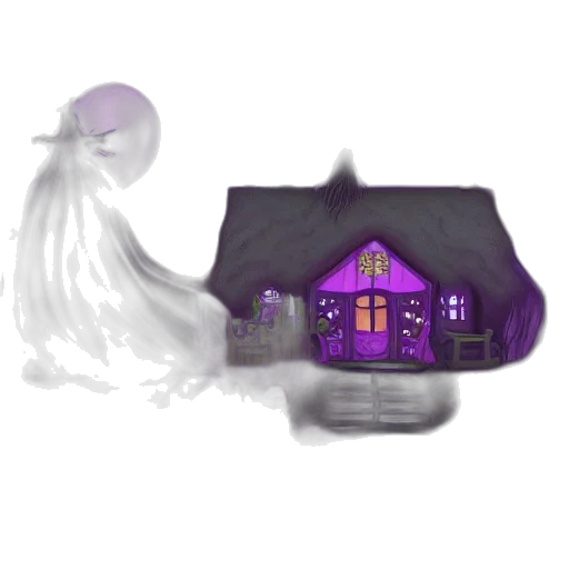 building, umbrella, 3d render, concept art transparent PNG cut-out