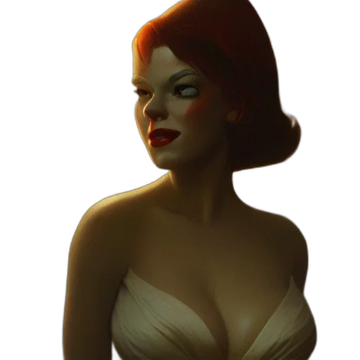 dress, crown, jewelry, face, concept art, 3d render, comic book art, photorealistic transparent PNG cut-out