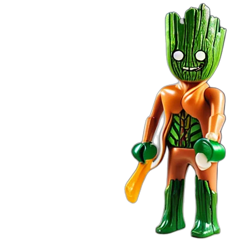 3d render, epic, professional, groot transparent PNG cut-out