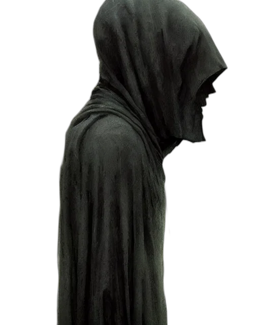 mask, dress, jacket, staff, concept art, 3d render, photorealistic, fantasy art transparent PNG cut-out