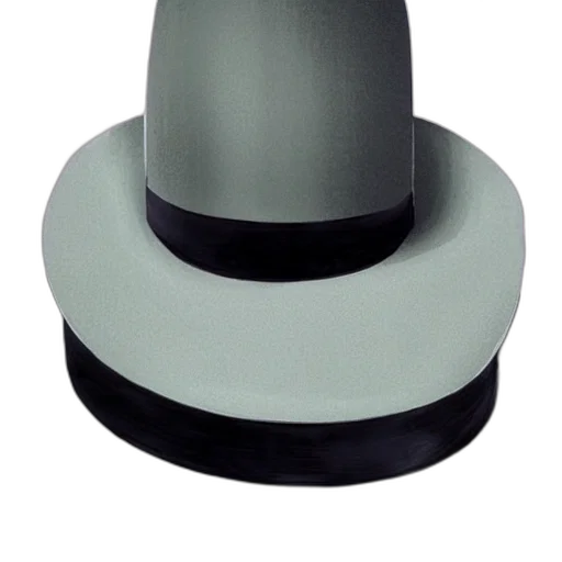 hat, crown, jewelry, robot, 3d render, grey, slime, wearing transparent PNG cut-out