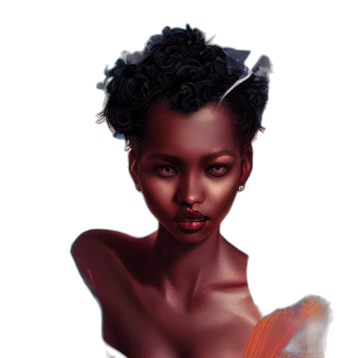 crown, face, concept art, fantasy art transparent PNG cut-out