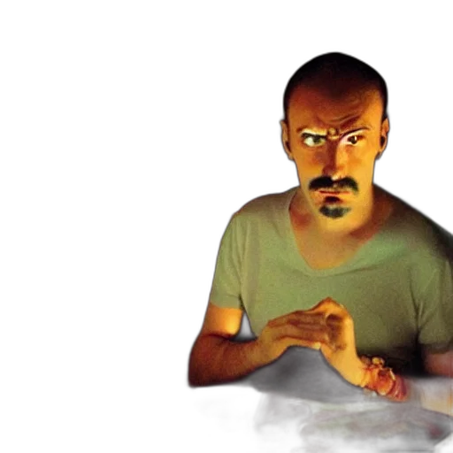 face, mask, food, concept art transparent PNG cut-out