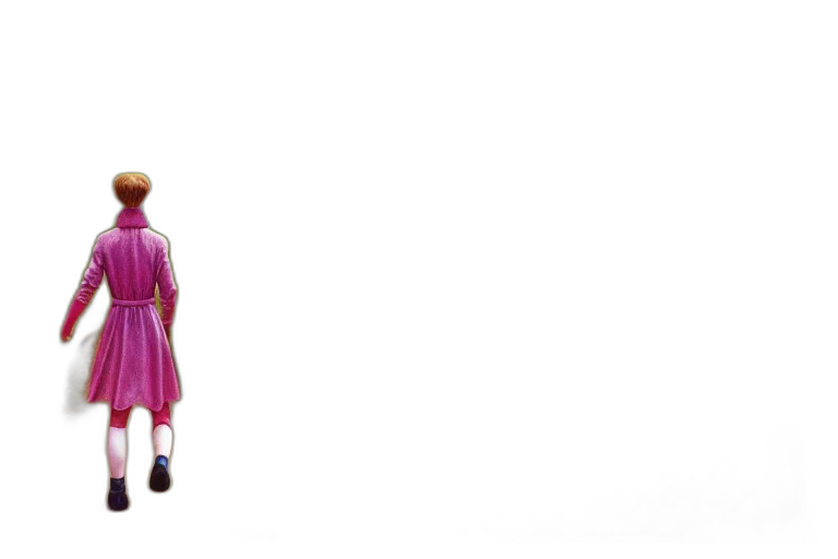 dress, jacket, staff, robot, 3d render, concept art, outer space, snow transparent PNG cut-out