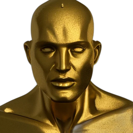 mask, face, jewelry, crown, 3d render, photorealistic, concept art, golden transparent PNG cut-out