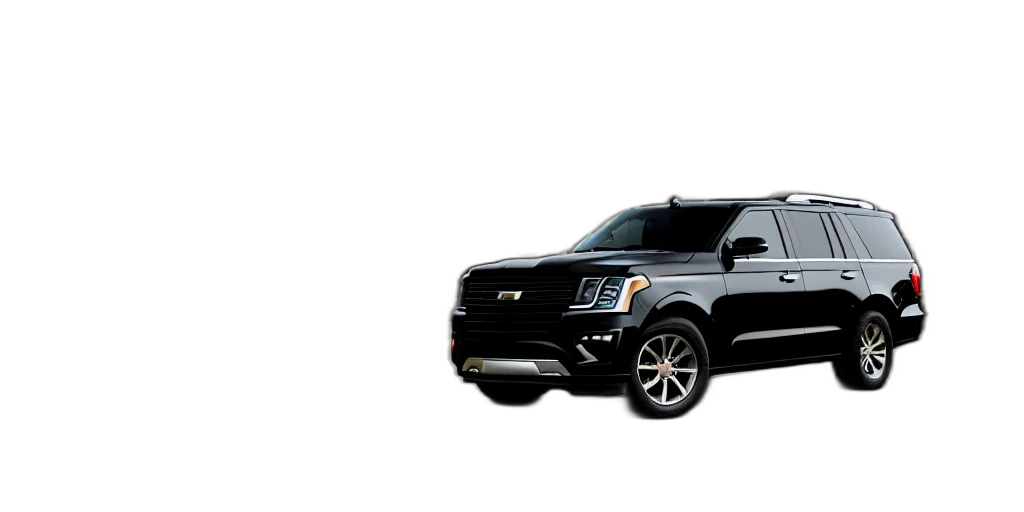 car, 3d render, black, suv transparent PNG cut-out