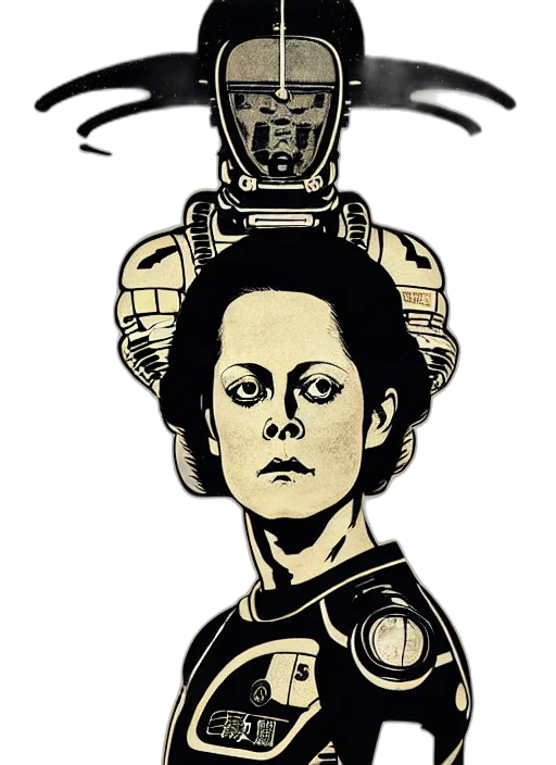robot, comic book art, cartoon, concept art transparent PNG cut-out