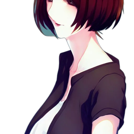 staff, face, dress, jacket transparent PNG cut-out