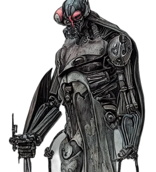 robot, weapon, concept art, comic book art transparent PNG cut-out