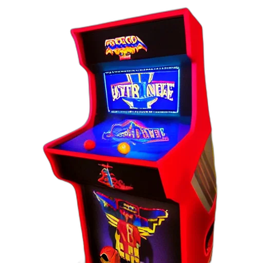 3d render, arcade, basketball, machine transparent PNG cut-out