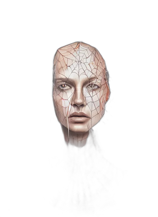 mask, face, robot, creature transparent PNG cut-out