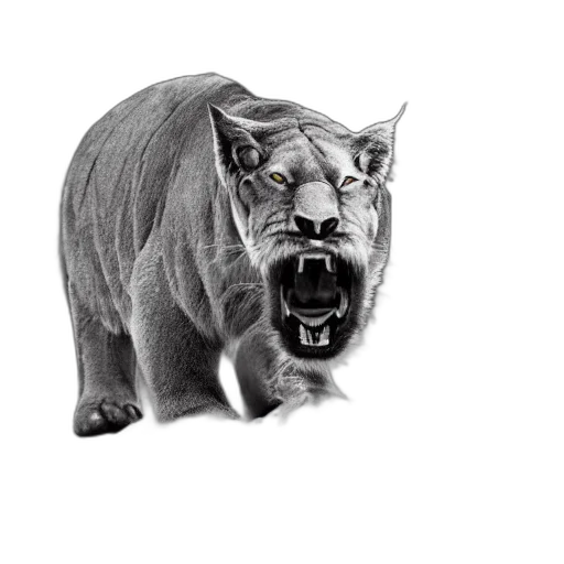 animal, creature, staff, photorealistic transparent PNG cut-out