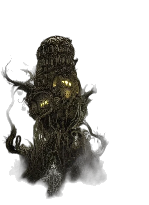 creature, crown, hair, concept art transparent PNG cut-out