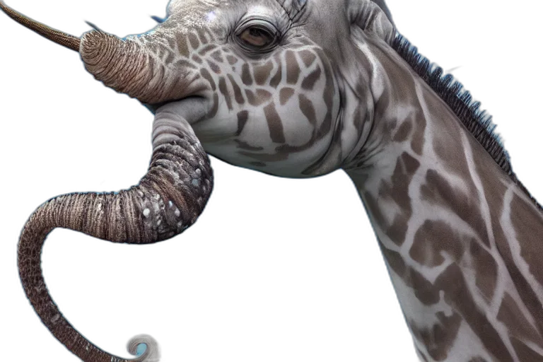 animal, creature, staff, photorealistic transparent PNG cut-out