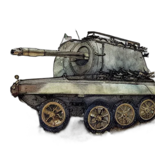 weapon, car, concept art, photorealistic, 3d render, watercolor, beautiful, aesthetic transparent PNG cut-out