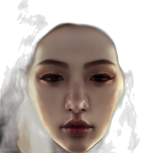 face, mask, robot, creature transparent PNG cut-out